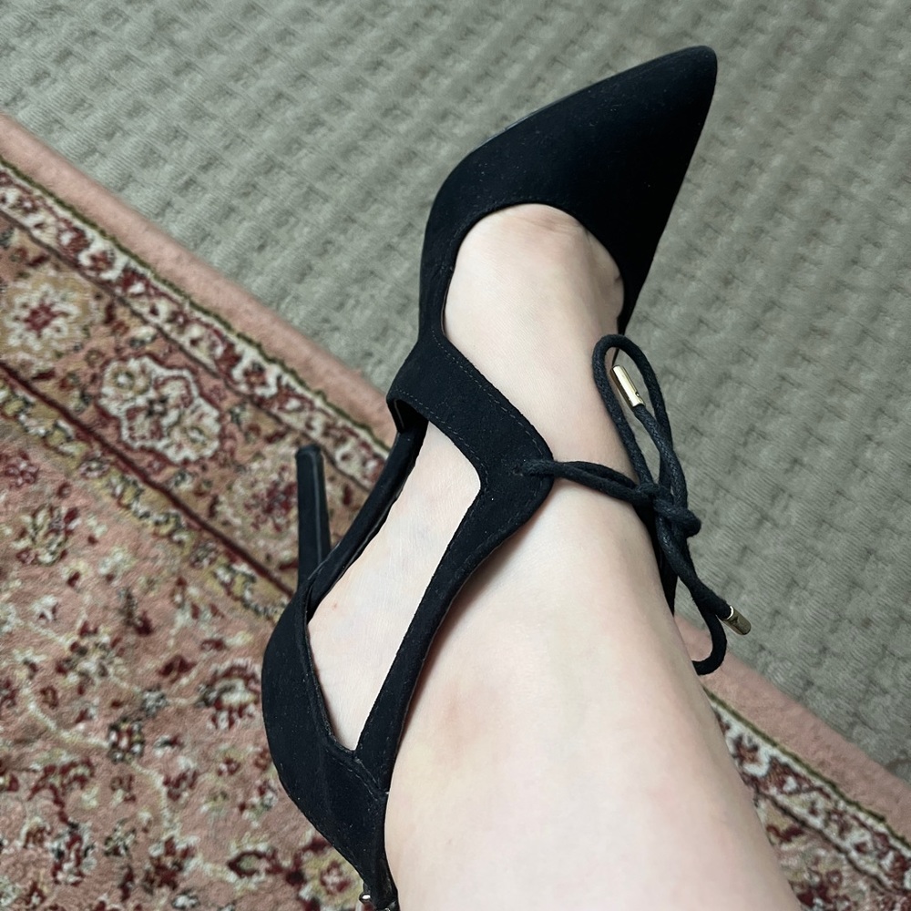 Black heels